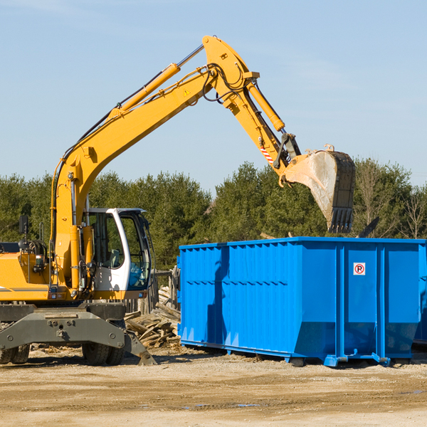 what size residential dumpster rentals are available in Tigerton